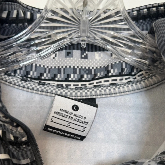Nike Monochrome Patterned Zip-Up Hoodie - Picture 2 of 4